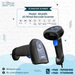 IMPOS BS308S 2D USB wired Barcode Scanner