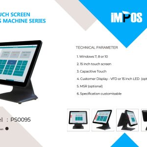 IMPOS PS0095 I3/4GB/128GB 15.6`` SINGLE 3RD GEN
